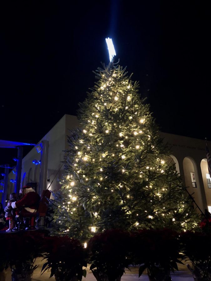 The Bishops Christmas tree was lit on December 5th this year, appropriately after Thanksgiving. 