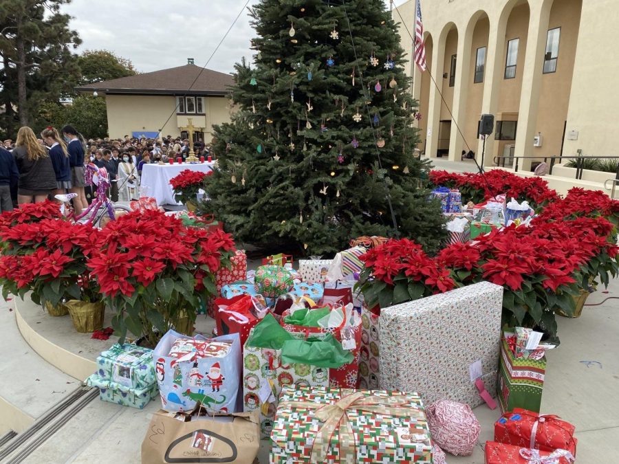 Bishops students and families adopted 200 children through the Giving Tree.