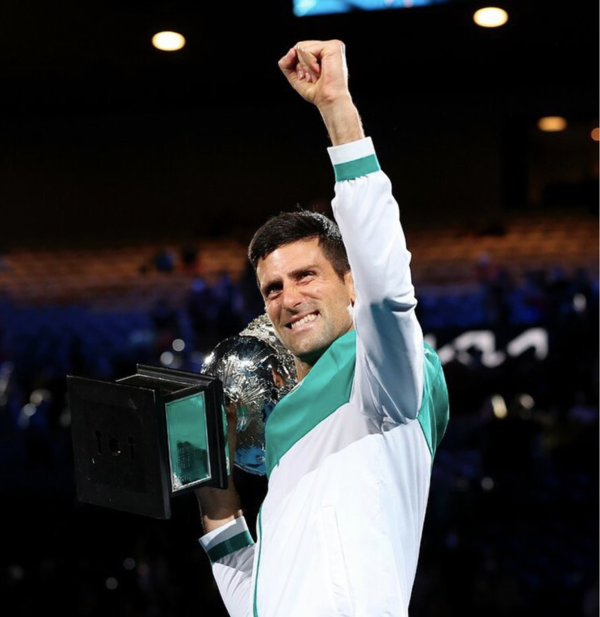 Tennis+player+Novak+Djokovic+caused+a+media+debate+when+he+attempted+to+participate+in+the+Australian+Open+while+unvaccinated.