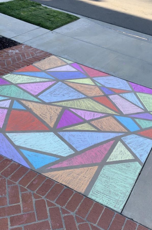 The pandemic was a time for many people to explore new hobbies. For example, Spencer Ralph (24) and his family did a project with chalk art in their newfound free time.