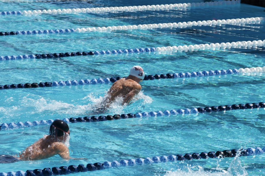 At+the+2022+CIF+Championships%2C+Callum+Bolitho+%28%E2%80%9824%29+swam+the+breaststroke+length+of+the+4x50+Meter+Individual+Medley+Relay%2C+winning+his+race+with+fellow+teammates+Greyson+Davies+%28%E2%80%9822%29%2C+Lucius+Brown+%28%E2%80%9822%29%2C+and+Casper+Lightner+%28%E2%80%9825%29.+%E2%80%9CWinning+the+medley+relay+with+Greyson%2C+Lucius%2C+and+Casper+was+one+of+the+best+relays+I%E2%80%99ve+ever+been+on%2C%E2%80%9D+Callum+said.%0A