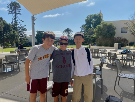 Seventh graders Davide Berti, Tom Adelizzi, and James Lila are eager to start the year as official Knights. “I’m [ready] for a new adventure!” Tom shared.
