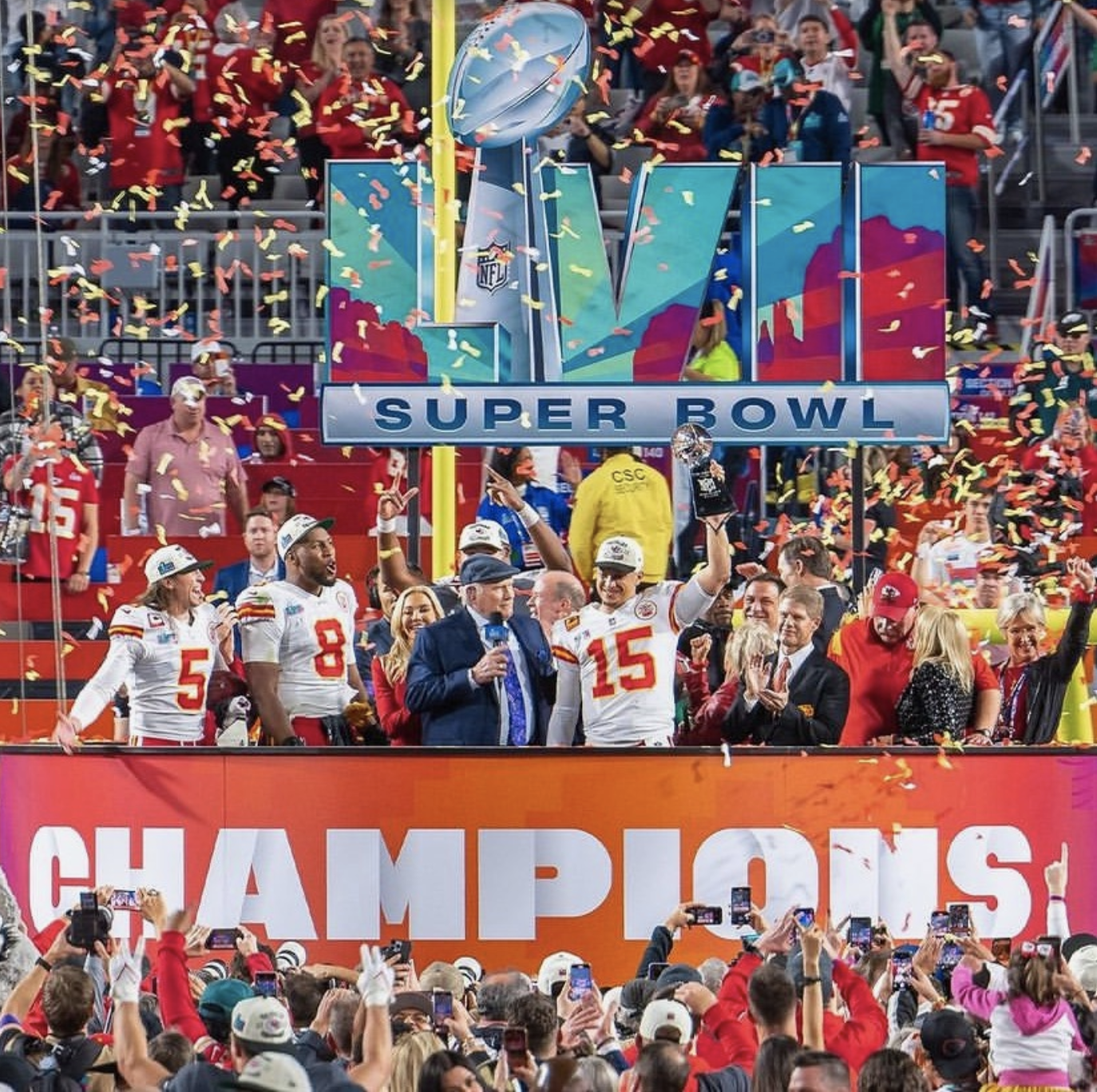 Kansas City Chiefs Nfl Logo Chiefs Super Bowl Lvii Champions - Inspire  Uplift