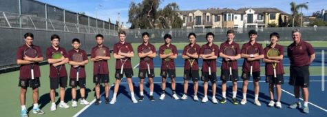 Coach of the Varsity Tennis Team Matt Copland said, “They [the players] all want to work, everyone knows their position on the team, they know where they can contribute and how they can help someone else. They are all good role models for each other.”
