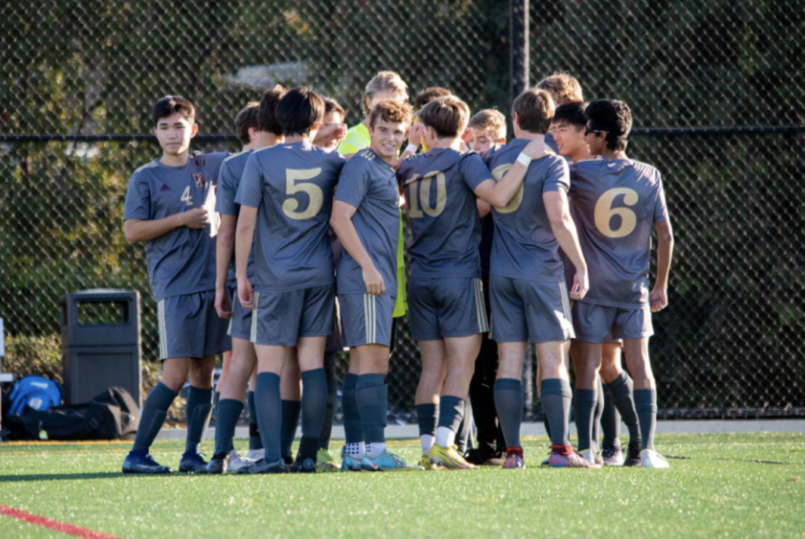 Teams, like the Boys Varsity Soccer Team, have the addition of comradery and support, which make group effort essential to success in competition. 
