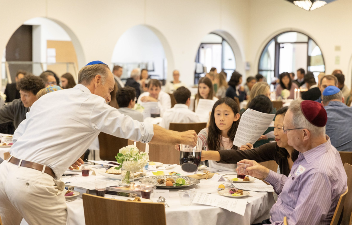 Bishop’s held its first guided Seder in 2022, chaired by Ms. Lori Shearer (mother of Zachary Haubenstock ‘28). Members of our community gathered together in the dining hall for a night complete with a narration of the great liberation story, plenty of matzo ball soup, and interactive and educational games, such as the searching of the afikomen.