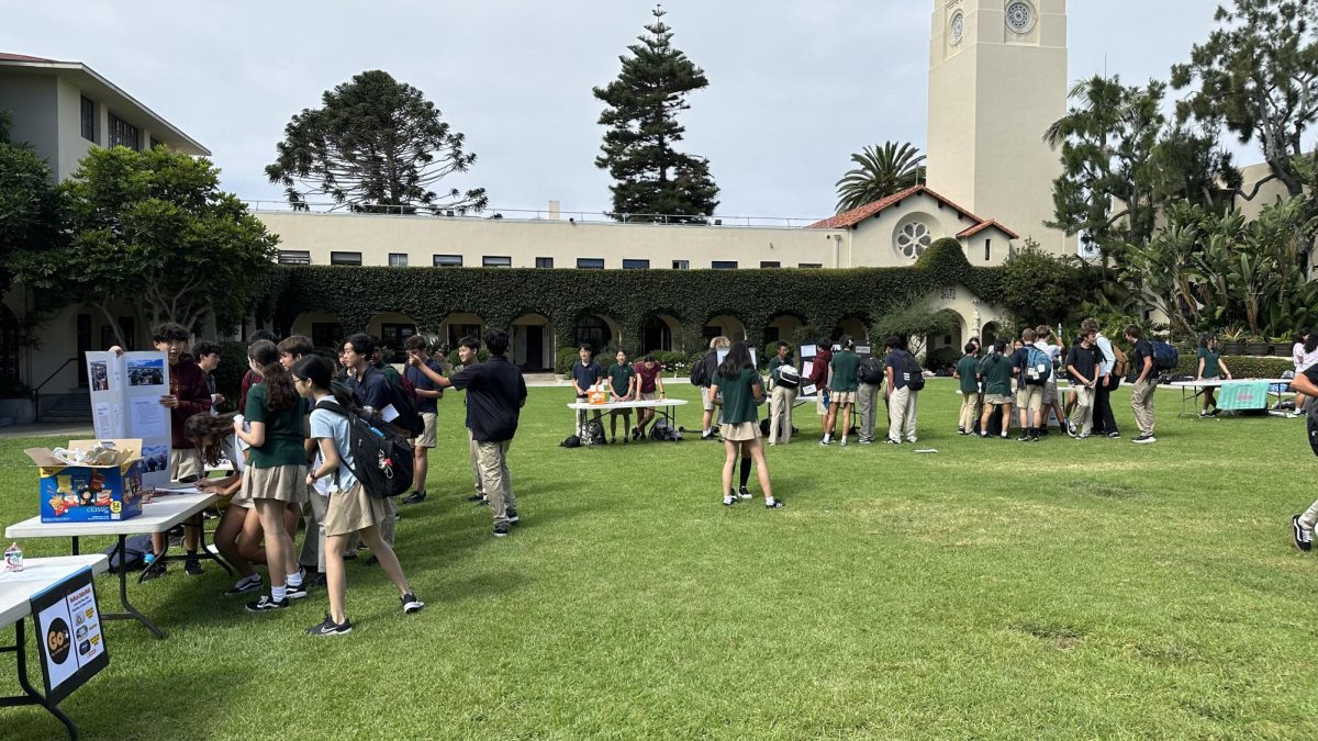 On September 11th during milk break, Upper School students crowded around tables advocating for causes ranging from protecting sea life to gun violence.