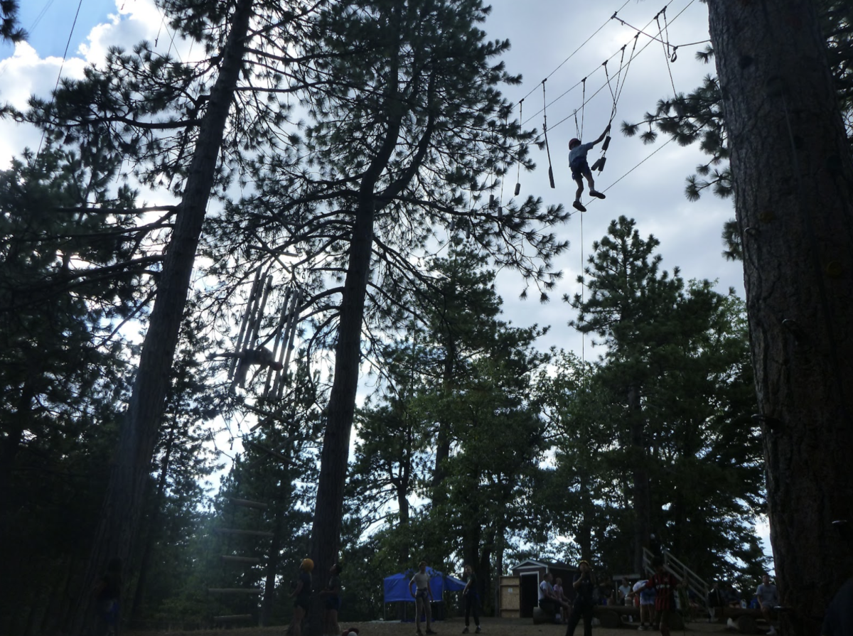 The Cloud City obstacle course was full of high ropes and tree-climbing challenges. Everyone felt a mix of excitement and nerves, but the brave 9th graders faced these courses head-on, confronting their fears in a jumble of jittery giggles and cautious whispers. 