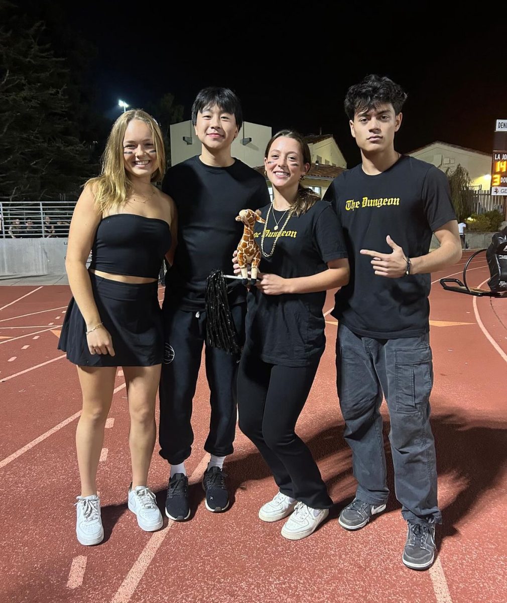 From left to right: Alex Pfister (‘25), Jacob Tsai (‘25), Natalie Marvin (‘25), and Warner Vaccaro (‘25).