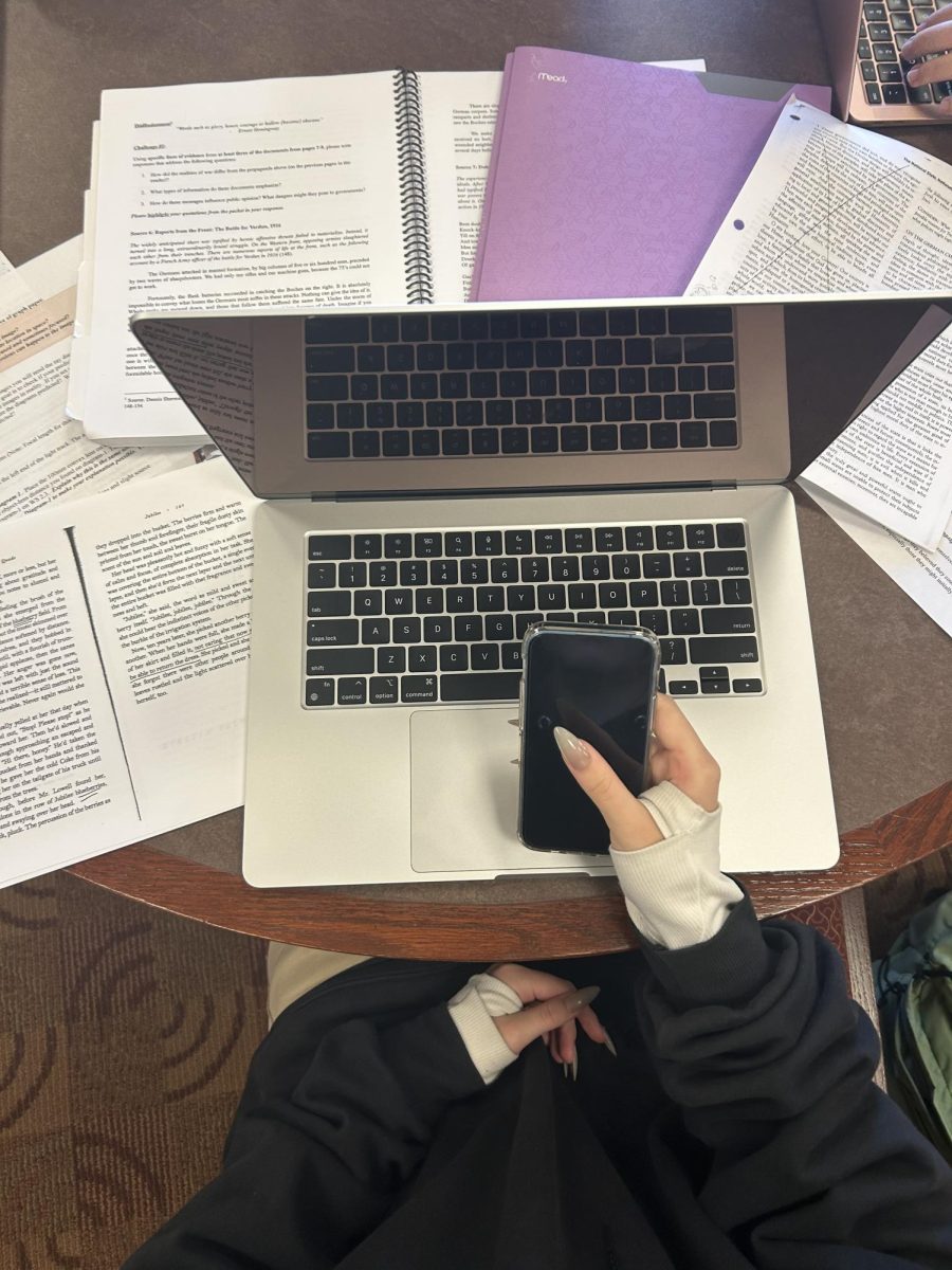 Homework can often feel overwhelming for students, leading them to turn to social media, decreasing their attention spans.