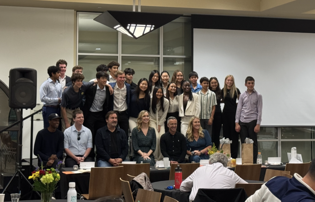 Seven teams, six judges, and countless hours of work. After the awards were announced, this year’s Social Innovation teams stood shoulder-to-shoulder at the end of the presentation night with their six judges in the first row row. 