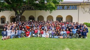 On May 8th, seniors from the Class of 2025 wore their colleges’ sweatshirts to school in the annual College Sweatshirt Day at Bishop’s. The tradition celebrates and honors all the hard work seniors have put in for years.