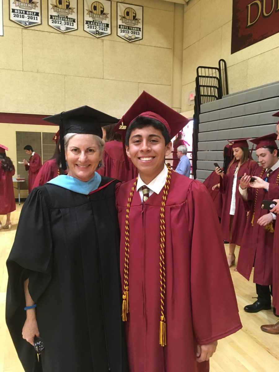 Mrs. Mattox formed close relationships with many students during her time at Bishop’s, including Samuel Gonzalez (‘14). Sam graduated from UC Riverside in 2022 and is now working on his master's degree.