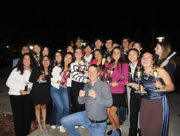 After months of writing, re-writing, and rehearsing, the Speech & Debate team gathered on Saturday, March 15 with trophies in hand and smiles all around at the Awards Ceremony to celebrate the unforgettable season. 