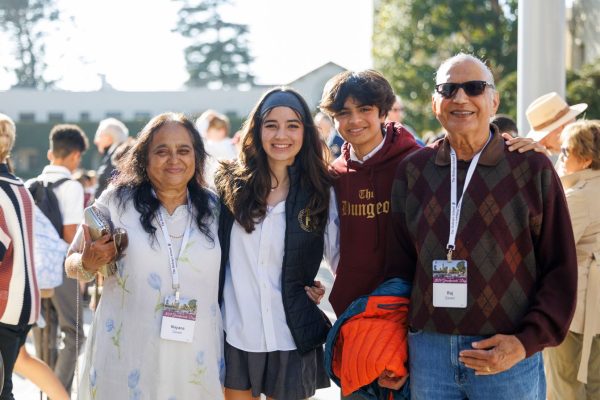 Leela Zaveri-Tabb (‘25) and Kavi Zaveri-Tabb (‘27) smiled for a photo with their grandparents Mrs. Nayana Zaveri and Mr. Raj Zaveri during Grandparents’ Day in 2024. Two grades apart but equally busy on campus, Leela and Kavi show how sibling life at Bishop’s can come with entirely different routines, but still mandatory family photo ops. 