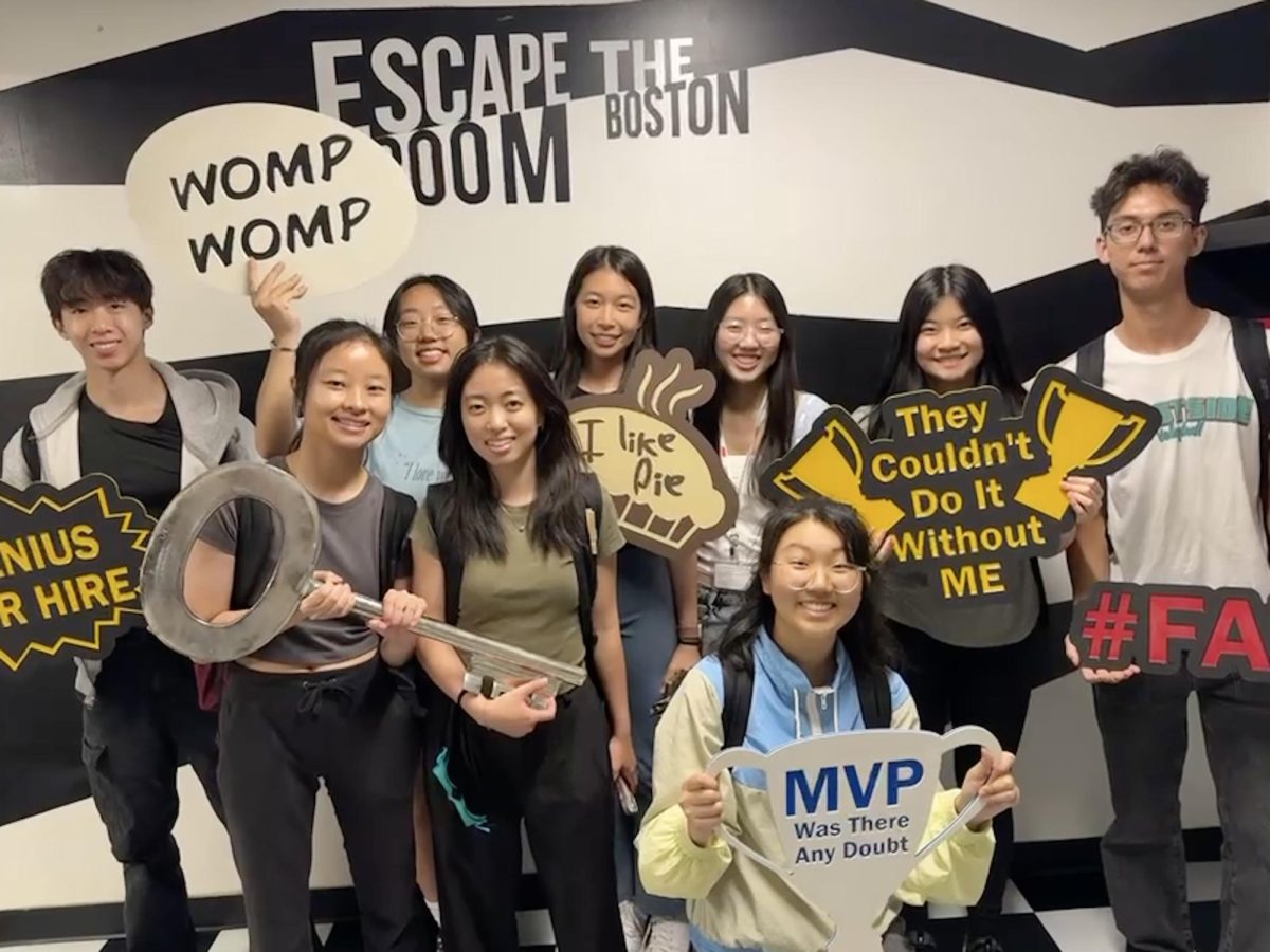 Kailin Xuan (‘26) (first row, third from left) spent over a month in Boston studying computational neurobiology. Nevertheless, she also found time to explore the city with friends; one highlight included completing an escape room together. “I’ve come to better understand the importance of balance,” Kailin said.