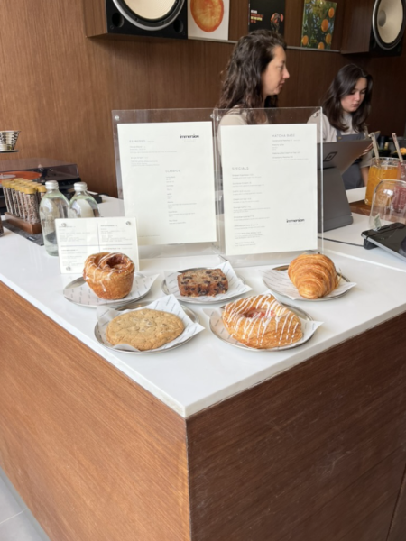 “The design of our La Jolla location was inspired by the minimalist elegance of Northern European and East Asian aesthetics,” Immersion owner Ugur Iyigun said. In this photo, the minimalist elegance is clear with the warm wood accents and base combined with the clean marble counter top.