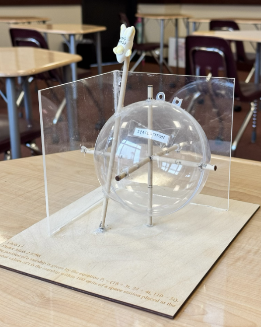 Livia Li’s (‘28) Manipulative project last year modeled the parametric path of a starship as it flies within 100 units of a nearby space station.