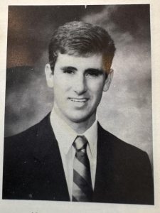 Mr. Kamal Assaf attended the Bishop’s school from 1982 to 1988. Shown to the left is his senior-year yearbook photograph, in which he is wearing the same dress uniform still worn by Bishop’s students today.