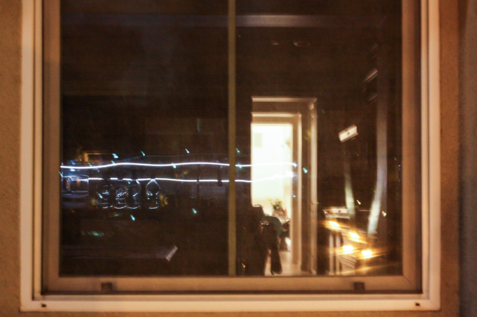 Haolin Luo’s (‘29) piece, Through the Window of My Life, used a camera’s long exposure to capture light trails moving along his kitchen space. The trails symbolized members of his family, as they moved about their days. By setting the camera’s exposure time to ten seconds, he transformed ordinary movement into these surreal trails. “I hope, from my piece, that people start to appreciate your family and your home,” Haolin concluded.
