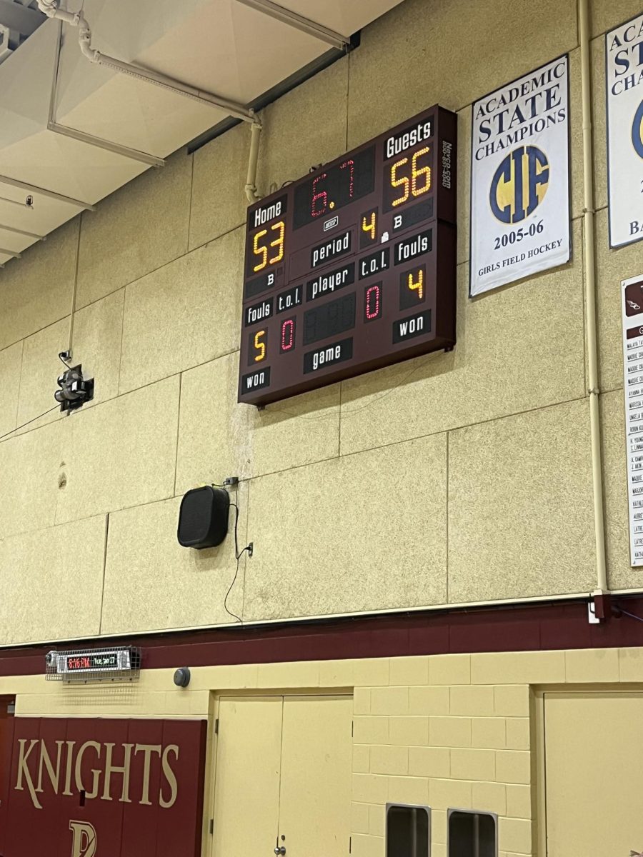 Bishop’s got the ball one final time with 6.7 seconds left in the fourth quarter, as they hoped to send the game to overtime by making a three-pointer. 