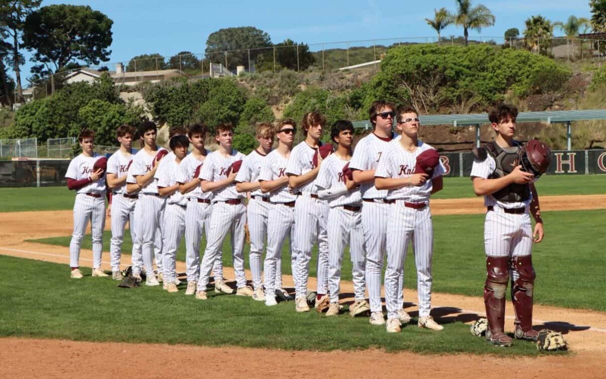 The Varsity Baseball team celebrated a close 6-5 home victory over Steele Canyon High School at Spanos Field on March 5. A strong start helped secure the win, with four runs scored in the first inning, followed by one in the second and another in the fifth. The victory improves the team’s record to 3–2 on the season.