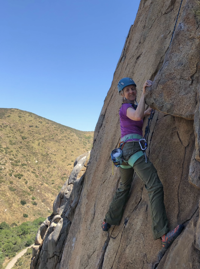 Chemistry Teacher Dr. Pamela Reynolds is an avid rock climber — one of the many passions she hopes to continue once she retires. Interim Department Chair and Science Teacher Ms. Kaitlin Ritsema explained that she’s lucky they both rock climb, so she “likes climbing with her outside of school.”