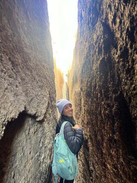 As a nature lover, Ms. Voso visited five national parks last year and hiked through a slot canyon in Joshua Tree National Park. “I love being outside and doing stuff like hiking and camping,” she said.